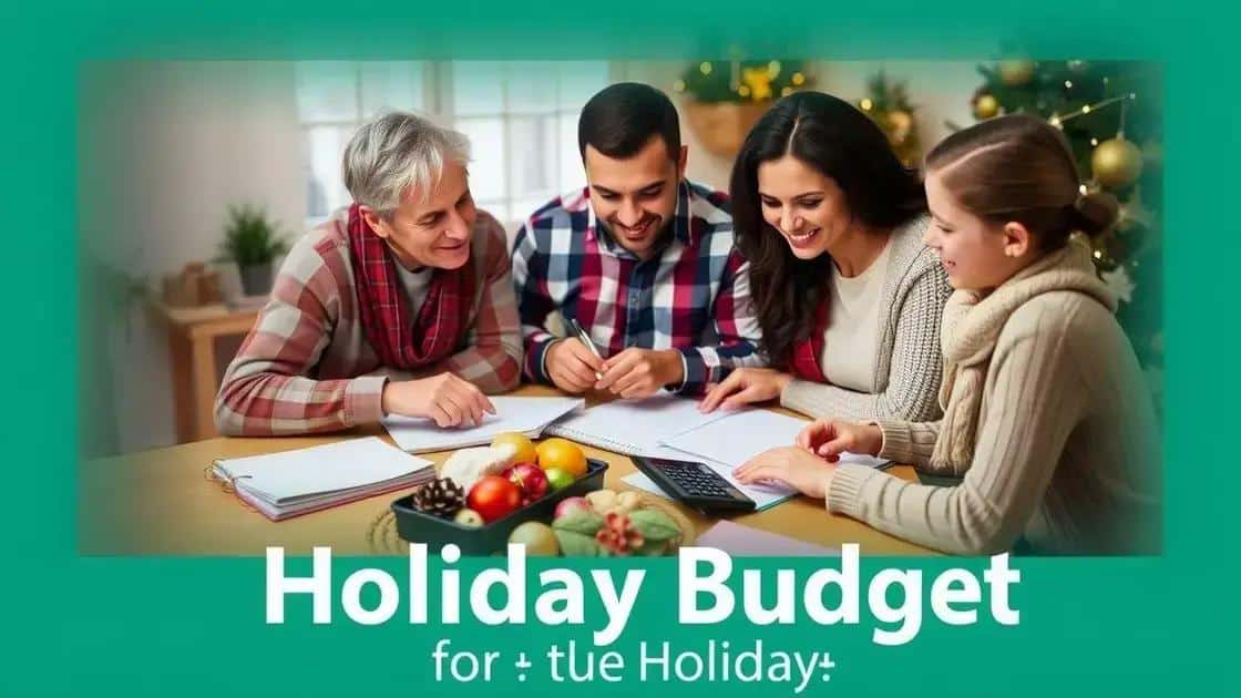 Planning your finances for holiday savings
