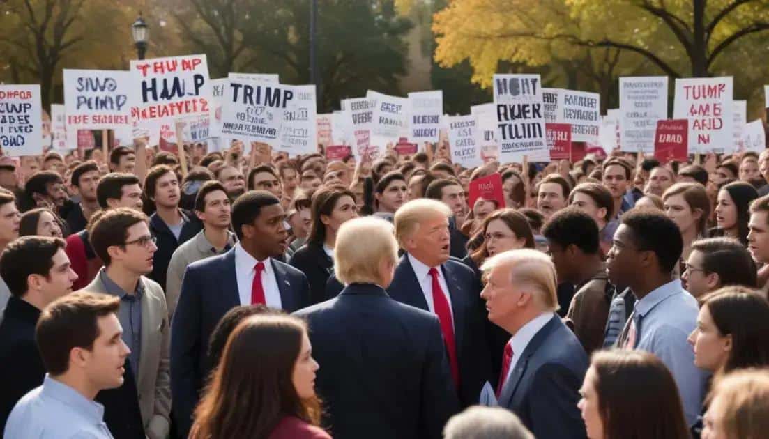Public reactions to Trump