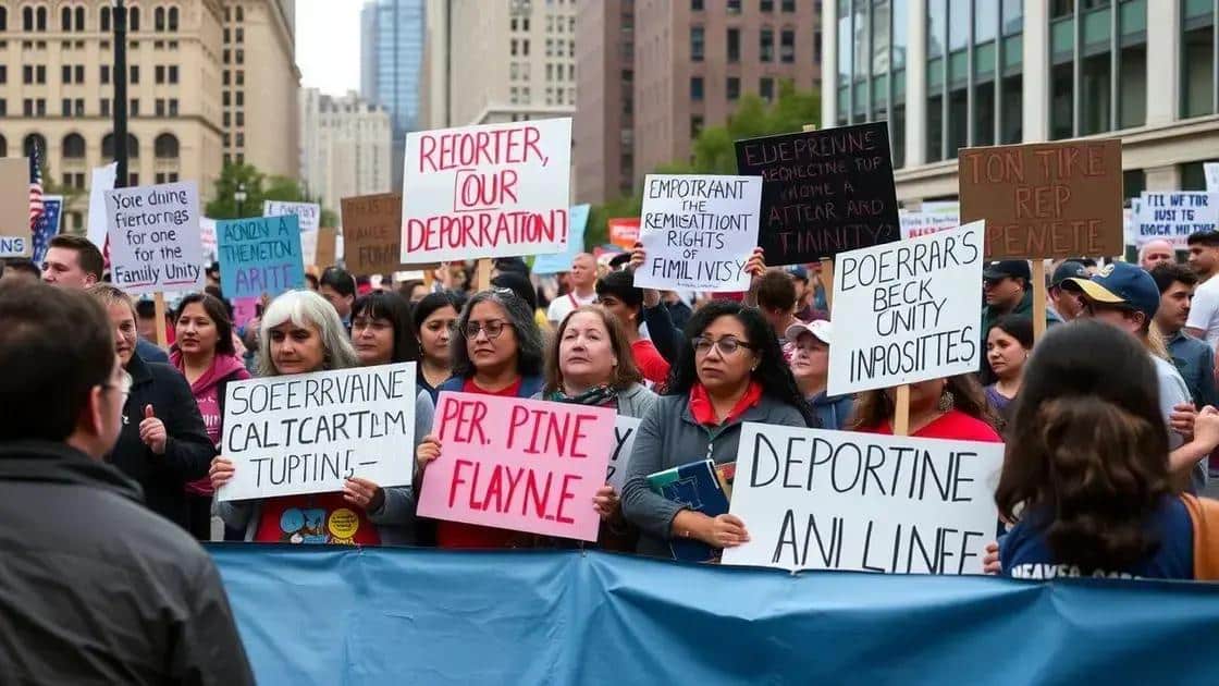 Public response to deportation stories