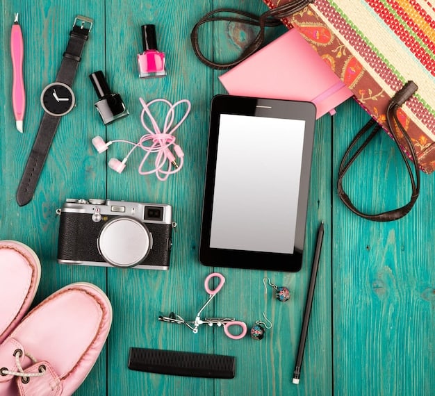 A close-up shot of a Shein product page displaying a selection of Y2K-inspired items, including a pink crop top, a pair of low-rise jeans with rhinestone embellishments, and a set of butterfly hair clips. The image highlights the affordable prices and trendy designs available on the platform.