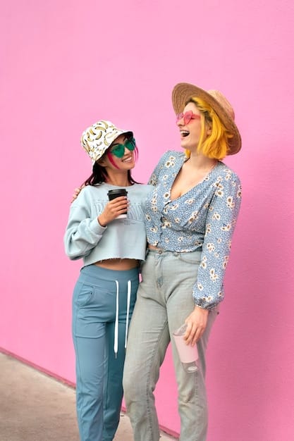 A split image comparing two outfits styled by different French influencers – one side showcasing a minimalist, neutral look, the other a bold, colorful ensemble, both featuring Shein clothing.