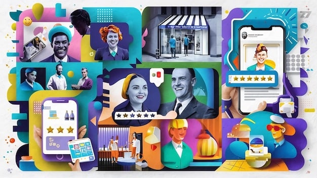 A collage showing various screenshots of Shein's website, highlighting elements like size charts, customer reviews, product descriptions, and promotion banners. The collage emphasizes different resources available on Shein to help customers make informed purchasing decisions.