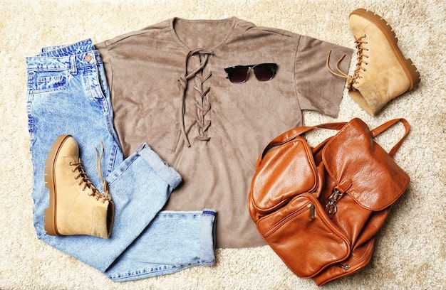 A collage of different Shein clothing items (t-shirts, jeans, bags) before and after customization. The 