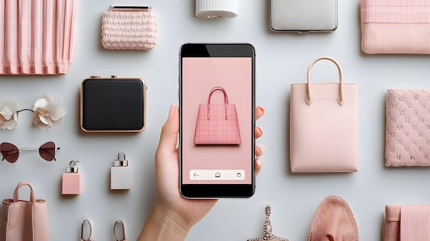 A close-up of a smartphone screen showing the Shein app with a prominent 