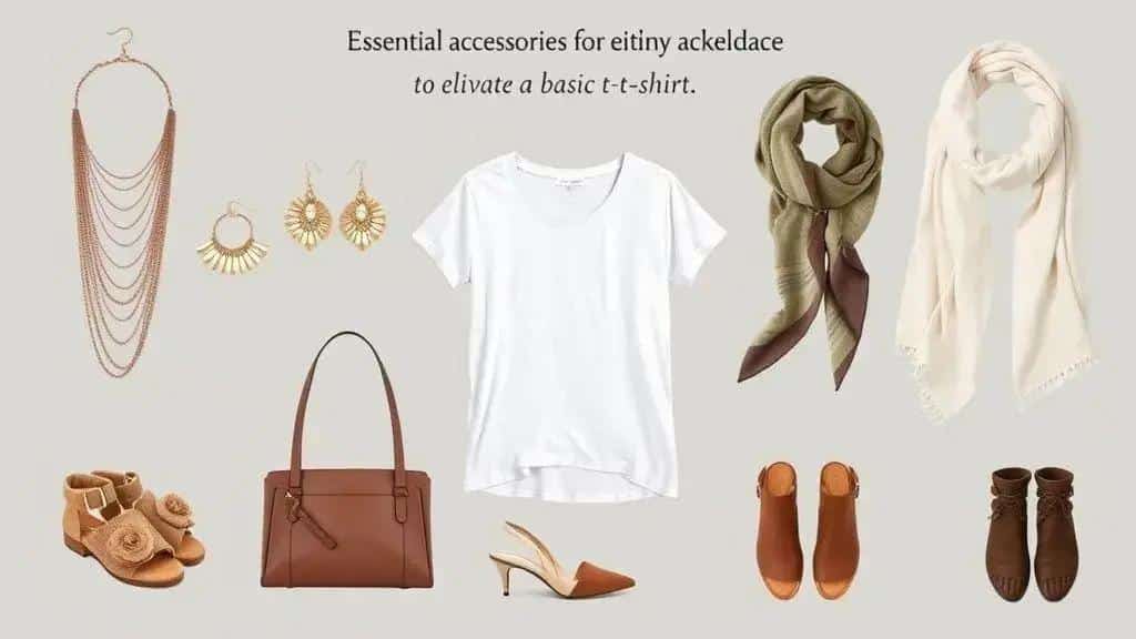 Accessoires indispensables pour styliser un tee-shirt