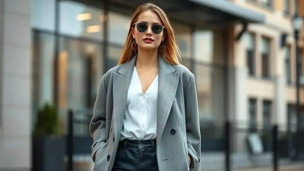 Comment porter un blazer Shein oversize avec style