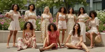 Renouvelez votre dressing SHEIN Printemps-Été 2026 : 8 pièces phares Femmes stylées portant les nouvelles tendances SHEIN Printemps-Été 2026 dans une scène urbaine ensoleillée.