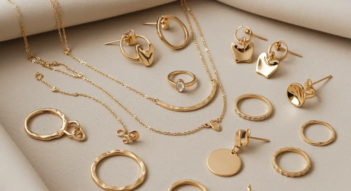 Sélection de bijoux minimalistes et élégants, tendance 2026