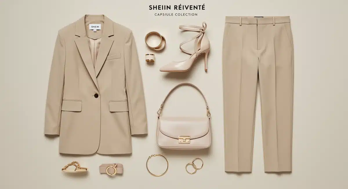 Accessoires et vêtements de la collection capsule SHEIN 'Urban Chic Réinventé' printemps 2026