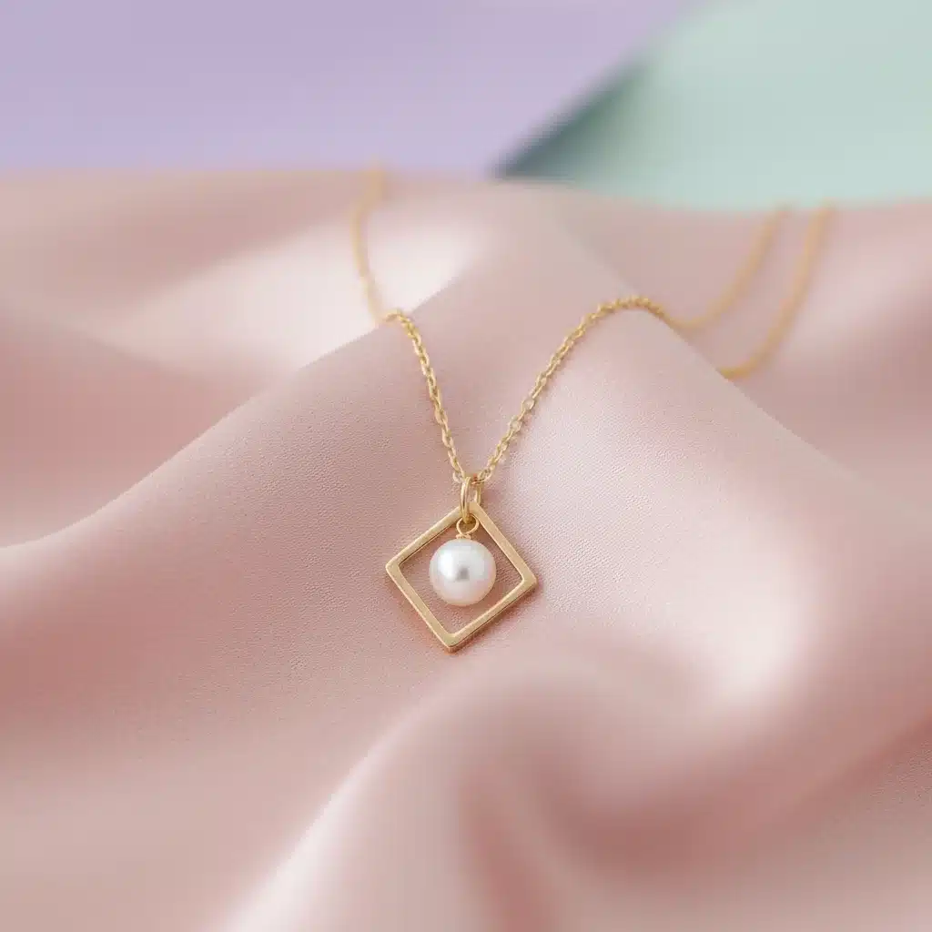 Collier minimaliste plaqué or avec un pendentif délicat, incarnant l'élégance discrète de la collection Minimalist Chic de SHEIN.