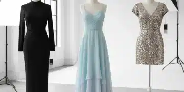 Test comparatif de trois robes de soirée Shein pour moins de 40 euros, styles variés et élégants.